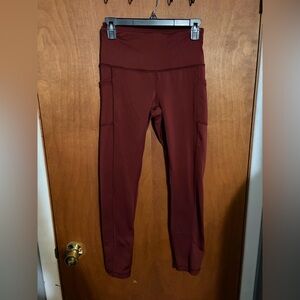 Deep Red 90 Degrees by Reflex Leggings